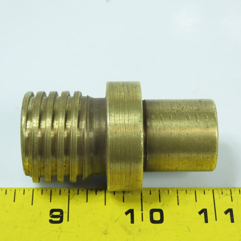 1" Round x 1-1/4"-6 Left Hand Bronze Shaft Extension Adapter 2.5" Long