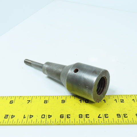 1-1/8"-7 Left Hand Buffer Shaft Extension Adapter x 3/8"-16 6-3/8" OAL