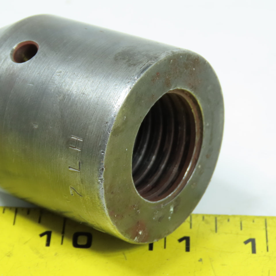 1-1/8"-7 Left Hand Buffer Shaft Extension Adapter x 3/8"-16 6-3/8" OAL