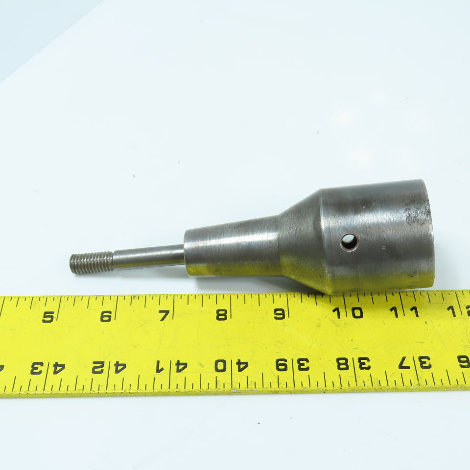 1-1/8"-7 Left Hand Buffer Shaft Extension Adapter x 3/8"-16 6-3/8" OAL