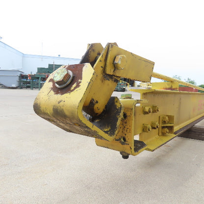1 Ton Wall-Mount Overbraced Tie-Rod Jib Crane 244" Swing 220" Travel