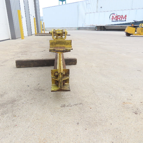 1 Ton Wall-Mount Overbraced Tie-Rod Jib Crane 244" Swing 220" Travel