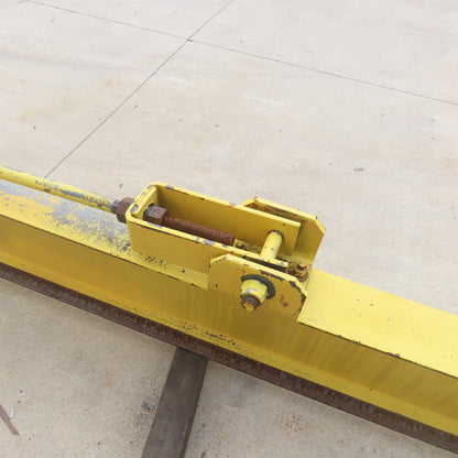 1 Ton Wall-Mount Overbraced Tie-Rod Jib Crane 244" Swing 220" Travel