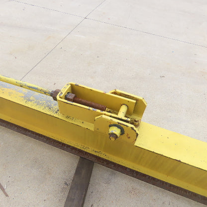 1 Ton Wall-Mount Overbraced Tie-Rod Jib Crane 244" Swing 220" Travel