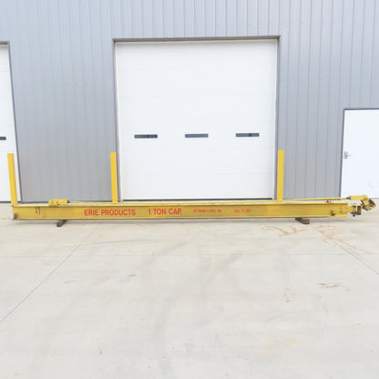 1 Ton Wall-Mount Overbraced Tie-Rod Jib Crane 244" Swing 220" Travel