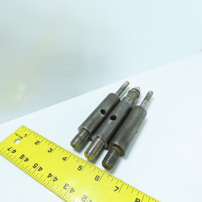 5/8"-11 x 3/8"-16 Steel Shaft Adapter Extension 6-1/2" Long Lot Of 3