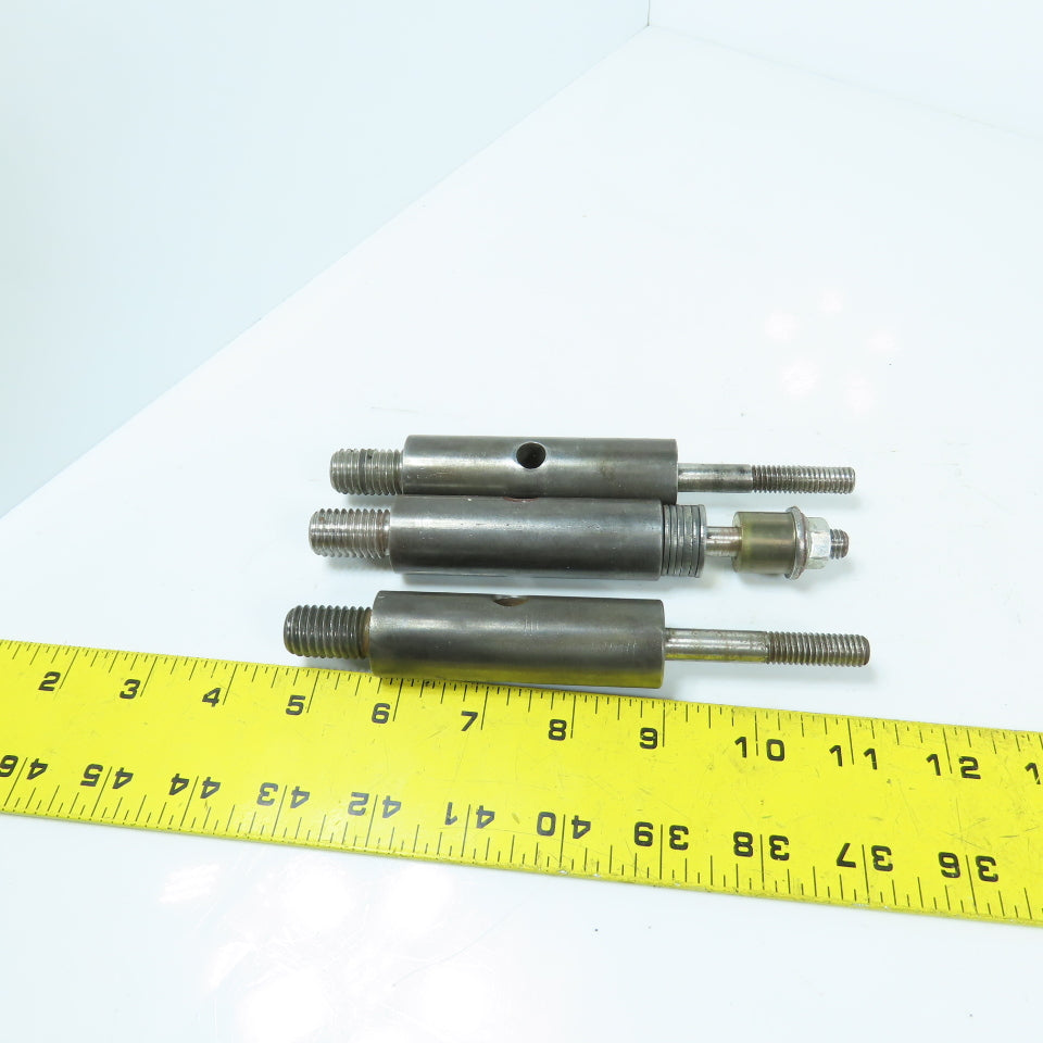 5/8"-11 x 3/8"-16 Steel Shaft Adapter Extension 6-1/2" Long Lot Of 3