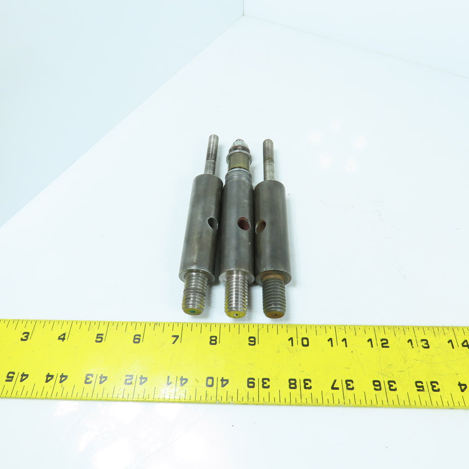 5/8"-11 x 3/8"-16 Steel Shaft Adapter Extension 6-1/2" Long Lot Of 3