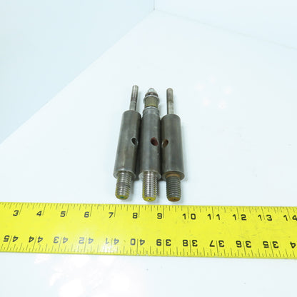 5/8"-11 x 3/8"-16 Steel Shaft Adapter Extension 6-1/2" Long Lot Of 3