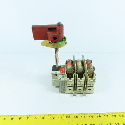 Telemecanique J60A Class J 60A 3P Fused Panel Disconnect 600VAC (BROKEN MOUNTS)