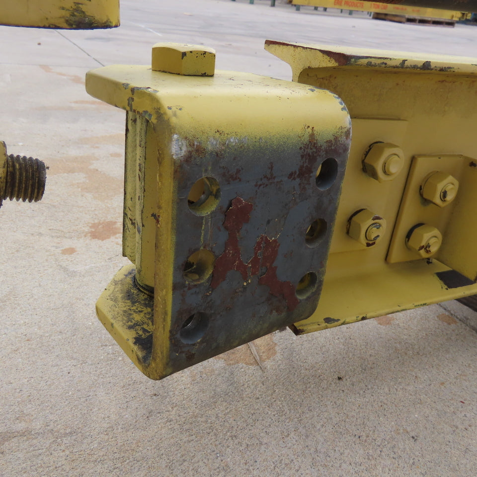 Abell-Howe 1/2 Ton Wall-Mount Overbraced Tie-Rod Jib Crane 244" Swing 227"Travel