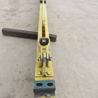 Abell-Howe 1/2 Ton Wall-Mount Overbraced Tie-Rod Jib Crane 244" Swing 227"Travel