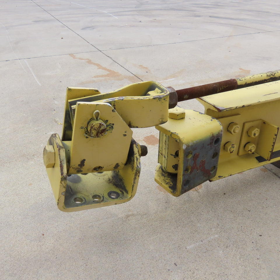Abell-Howe 1/2 Ton Wall-Mount Overbraced Tie-Rod Jib Crane 244" Swing 227"Travel
