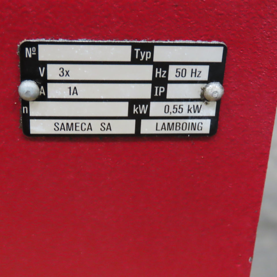 Sameca .55kW 200-575V 50/60Hz Coolant Pump 100 Liter 26 Gal Tested