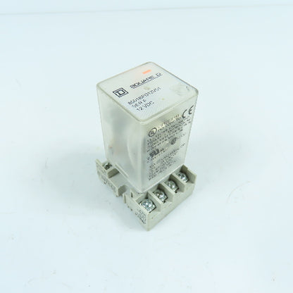 Square D 8501KPD12V51 Ser F 8-Pin Plug-In Power Relay 12V DC Coil 12A 120/240VAC