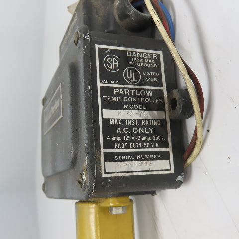 Partlow N79-79 Temperature Controller 125-250V 2-4A