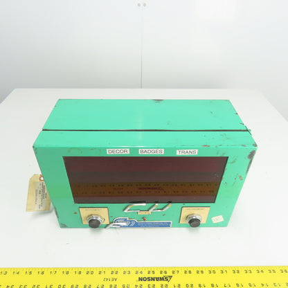 Electro-Matic EMBD12345 Broadcast Display Control Panel 20 Chars x .7" Per Line