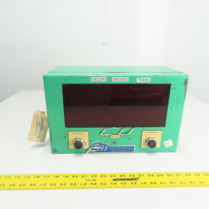 Electro-Matic EMBD12345 Broadcast Display Control Panel 20 Chars x .7" Per Line