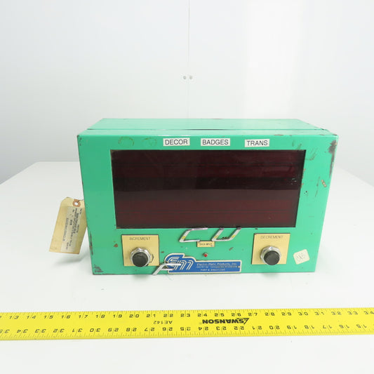 Electro-Matic EMBD12345 Broadcast Display Control Panel 20 Chars x .7" Per Line