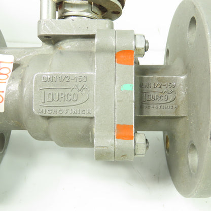 Durco DN1 1/2-150 1-1/2" Ball Valve 275PSI 316 GFT