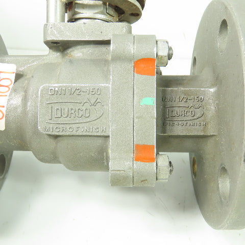 Durco DN1 1/2-150 1-1/2" Ball Valve 275PSI 316 GFT