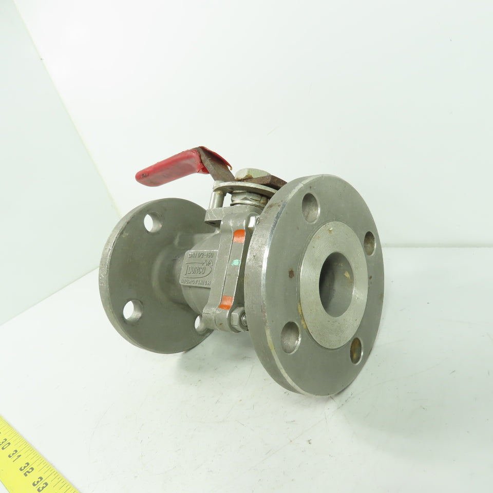 Durco DN1 1/2-150 1-1/2" Ball Valve 275PSI 316 GFT