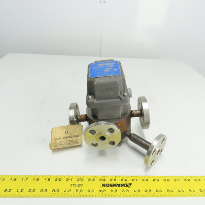 Emerson Brooks 9602-D1C1U6H Oval Gear Meter 0.66-6.6GPM 740PSI