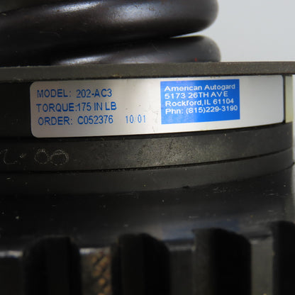 American Autoguard S654 Torque Limiter 175IN-LB W/ Martin S654 14-1/2° Spur Gear