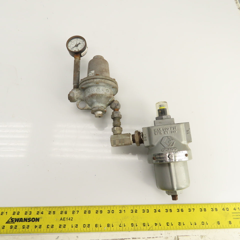 Graco 214-001 Low Pressure Medium Volume Filter W/ 203-831 Regulator