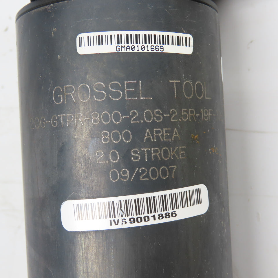 Grossel Tool 20G-GTPR-800-2.0S-2.5R-19F-XX-1 Cylinder 2.0 Stroke 800 Area