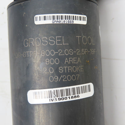 Grossel Tool 20G-GTPR-800-2.0S-2.5R-19F-XX-1 Cylinder 2.0 Stroke 800 Area