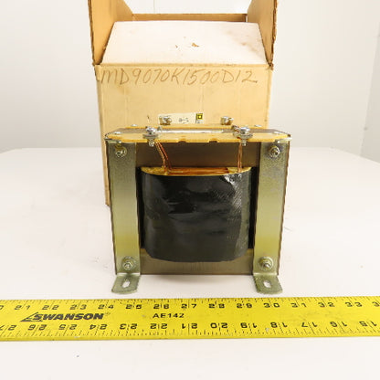 Square D K1500D12 Class 9070 Ser A 1.5kVA Transformer Pri 480V Sec 240V Tested