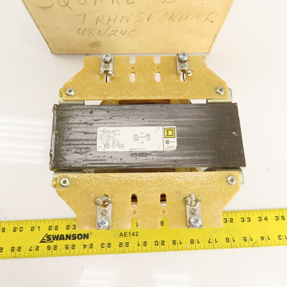 Square D K1500D12 Class 9070 Ser A 1.5kVA Transformer Pri 480V Sec 240V Tested