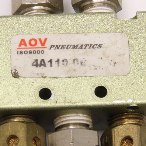 AOV Pneumatics 4A100 5/2 Way Air Piloted Directional Valve 1/8" NPT