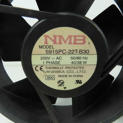 NMB 5915PC-22T-B30 Minebea Industrial Cabinet Cooling Fan 220V 1Ph Lot Of 3