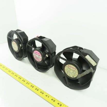 NMB 5915PC-22T-B30 Minebea Industrial Cabinet Cooling Fan 220V 1Ph Lot Of 3