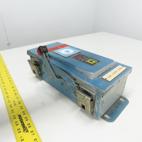 Square D HU36IAWK 30A Non Fusible Safety Disconnect Switch 3Ph 600VAC
