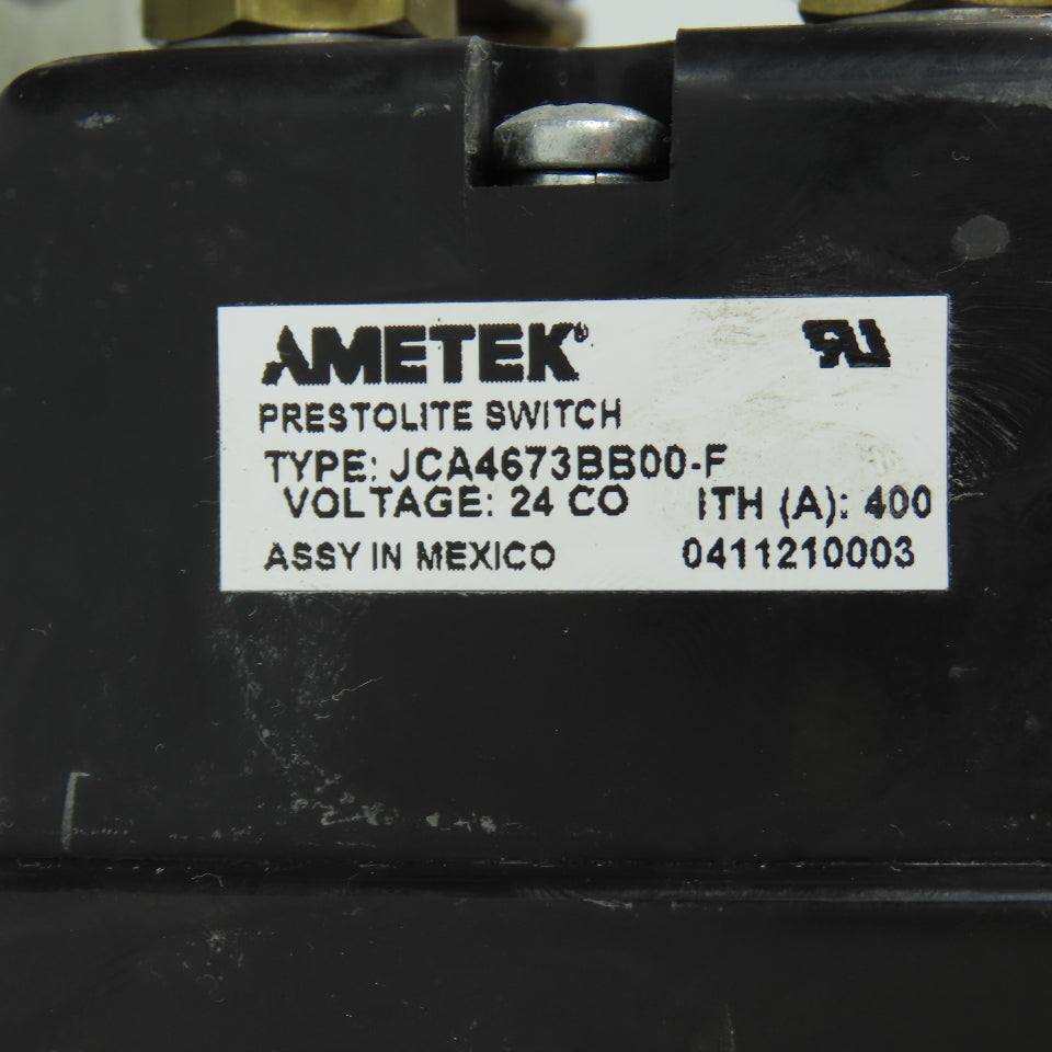 Amatek JCA4673BB00-F Prestolite Switch 24V Contactor Assembly W/ Fan ND3000-36V