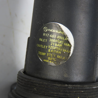 Norgren R17-601-RNLA Regulator W/ F74G-6AN-AD3 Filter 3/4" NPT