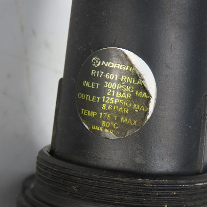 Norgren R17-601-RNLA Regulator W/ F74G-6AN-AD3 Filter 3/4" NPT