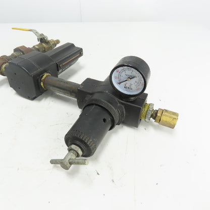 Norgren R17-601-RNLA Regulator W/ F74G-6AN-AD3 Filter 3/4" NPT
