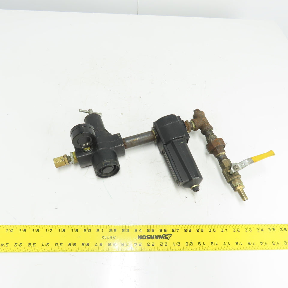 Norgren R17-601-RNLA Regulator W/ F74G-6AN-AD3 Filter 3/4" NPT