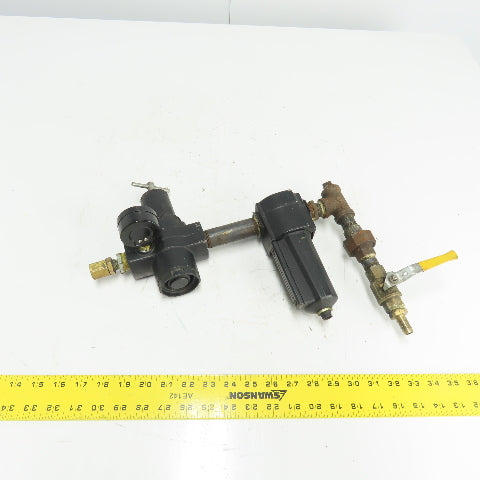 Norgren R17-601-RNLA Regulator W/ F74G-6AN-AD3 Filter 3/4" NPT