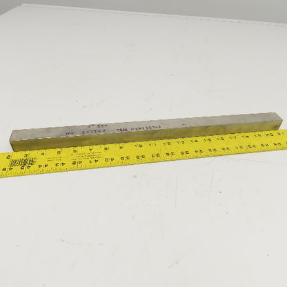 1" x 1" Square 303 Stainless Steel Mill Bar Stock Bar 19" OAL