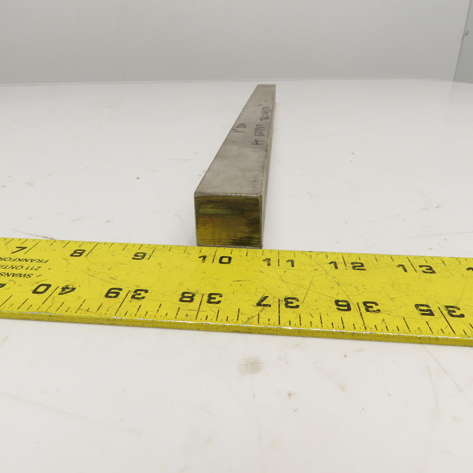 1" x 1" Square 303 Stainless Steel Mill Bar Stock Bar 19" OAL