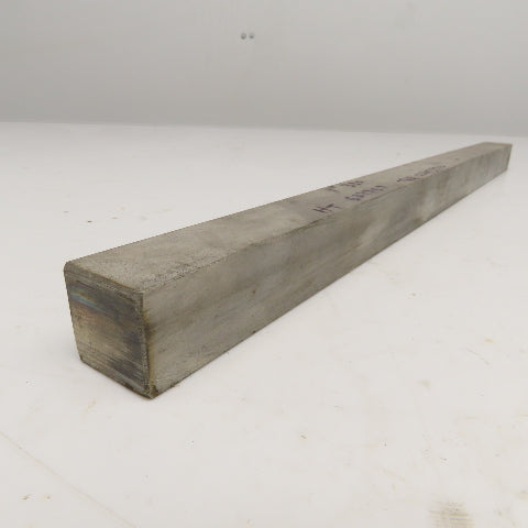 1" x 1" Square 303 Stainless Steel Mill Bar Stock Bar 19" OAL