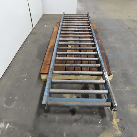 29" x 119" Long Gravity Steel Roller Conveyor 1.9" OD 6" Centers 26" BF