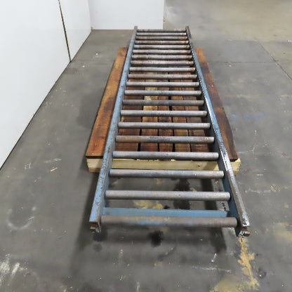29" x 119" Long Gravity Steel Roller Conveyor 1.9" OD 6" Centers 26" BF