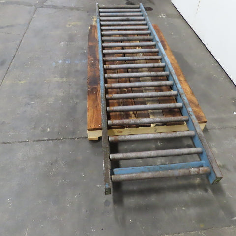 29" x 119" Long Gravity Steel Roller Conveyor 1.9" OD 6" Centers 26" BF