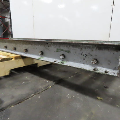 28" x 86" Long Gravity Steel Roller Conveyor 2.5" OD 6" Centers 25" BF
